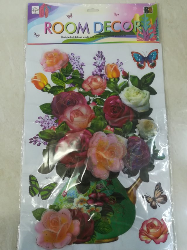 Yiwu Good Goods Three-Dimensional Flowers Layer By Layer Three-Dimensional Paste Bump Paste Specification drawing