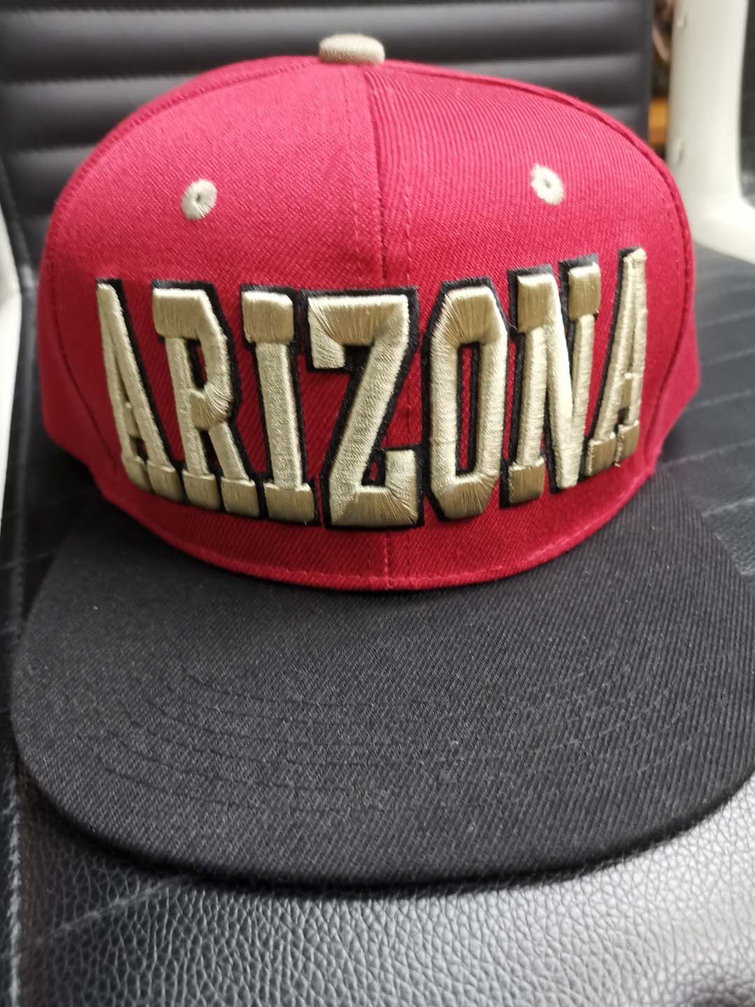 European Style Cool Flat Brim Hat Men And Women Hip Hop Hat Three-Dimensional Embroidery Mosaic Color Visor Hat Hip Hop Dance Tide Hat