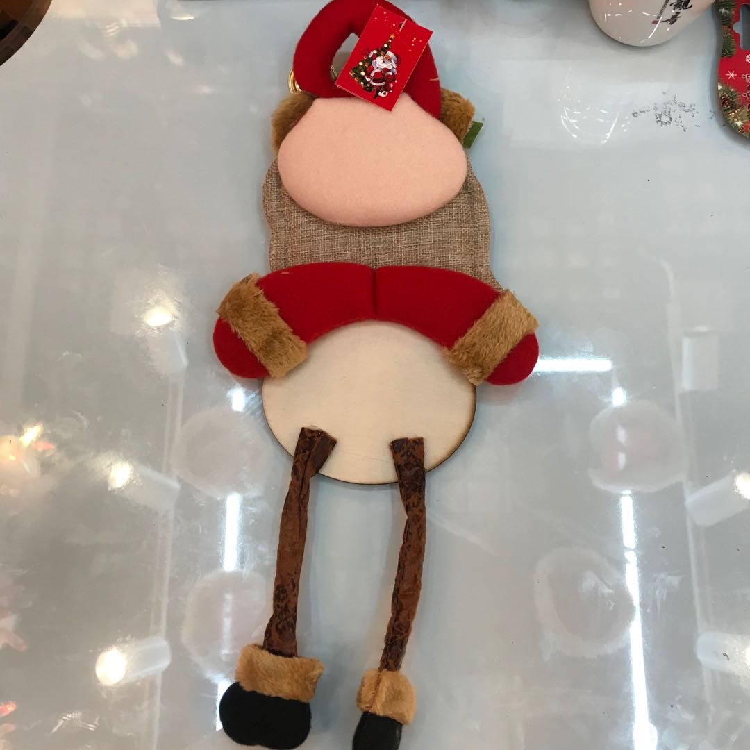 Supplies Christmas Hanging Ornaments Hanging Ornaments Mall Santa Hat Hanging Ornaments Pull Flag Atmosphere Santa Claus Specification drawing