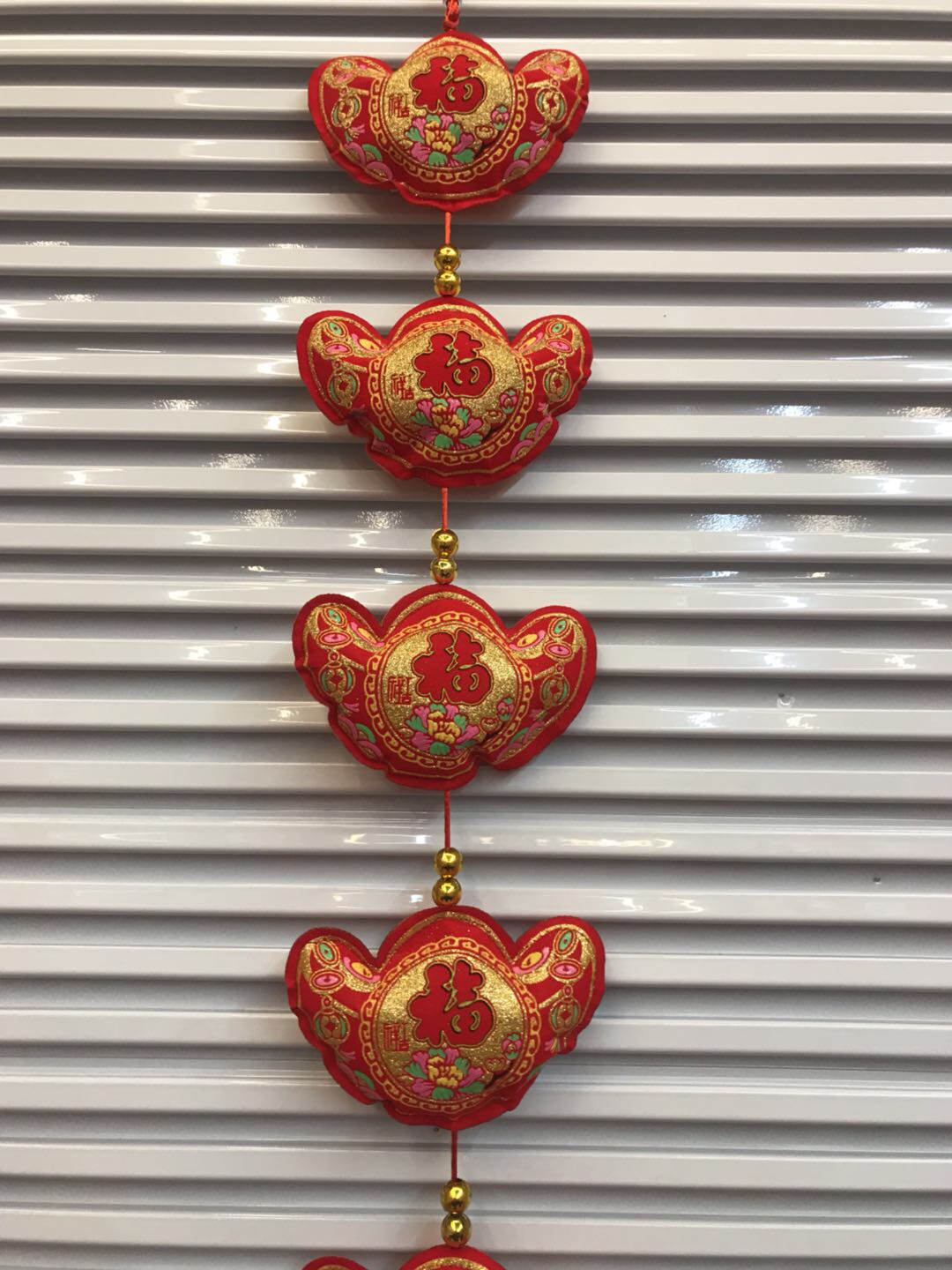 2021 New Factory Direct Wholesale Printing Five-Head Ingot Hanging String Home Decoration Moving To A New Home details Picture