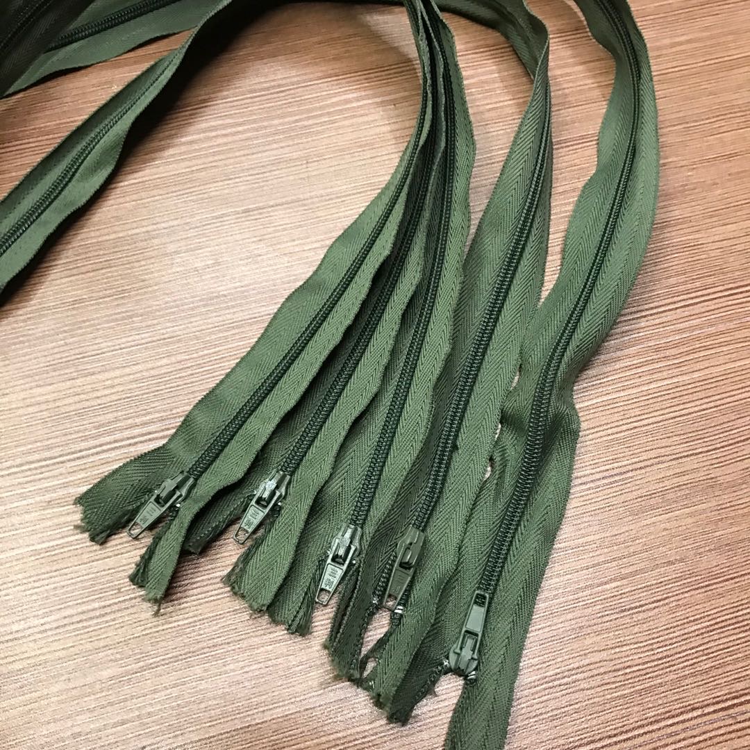 服装辅料3号尼龙拉链风衣羽绒服薄外套开尾开口拉锁长拉链60厘米产品图