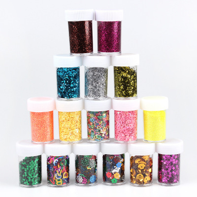 Manufacturers Direct Sales 12 Color Gold Onion Powder Nail Laser Seven Color Glitter Children Handmade Diy Glitter Gold And Silver Glitter details Picture