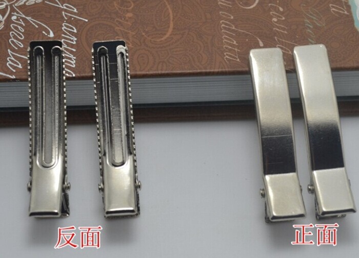 鸭嘴夹/开口发夹/饰品配件细节图