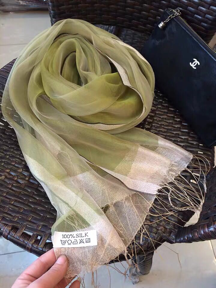 Elegant Gold Silk Fringe Long Everything Mother Scarf Shawl Specification drawing