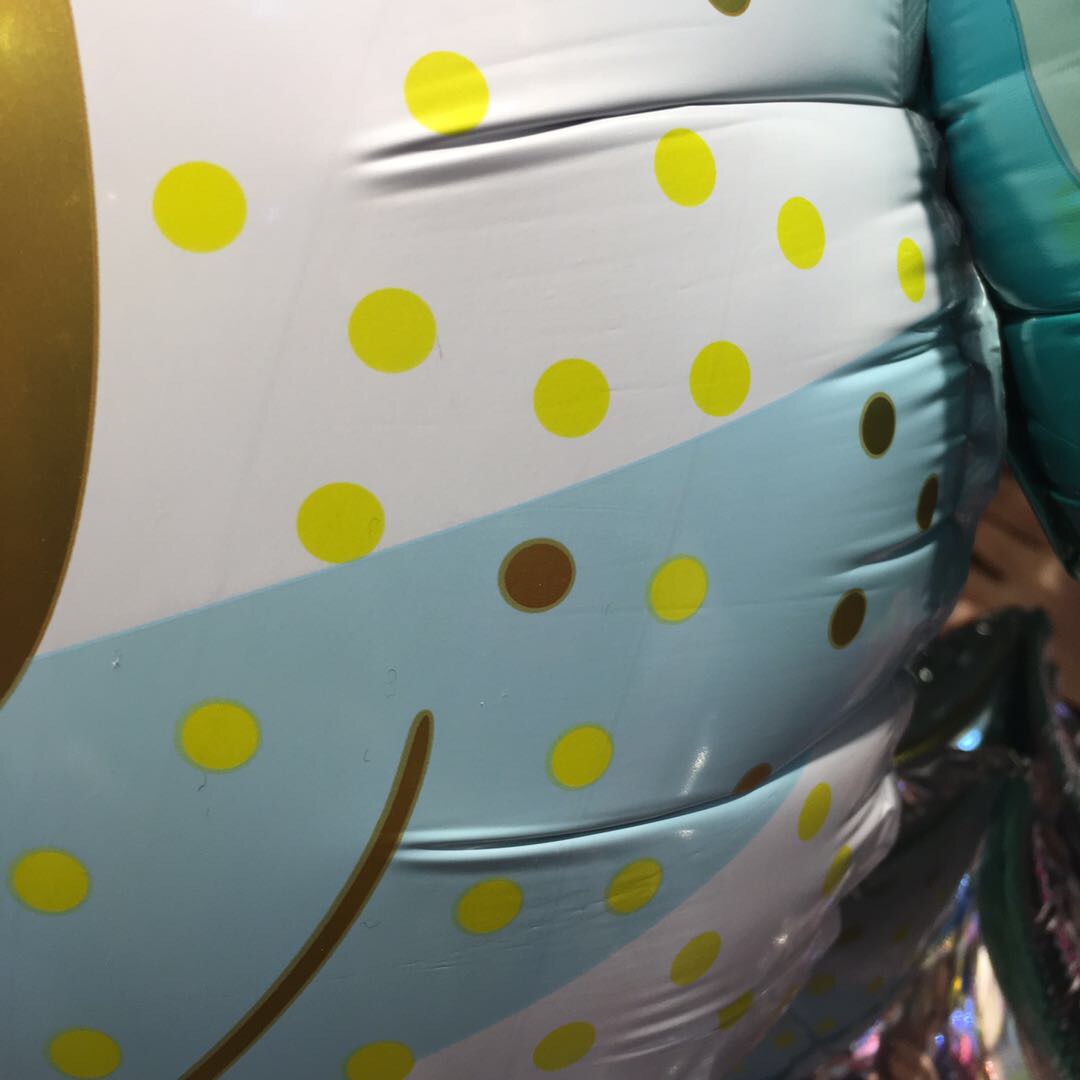 Disposable aluminum film round balloons, pollution-free cultural aluminum film balloons Specification image