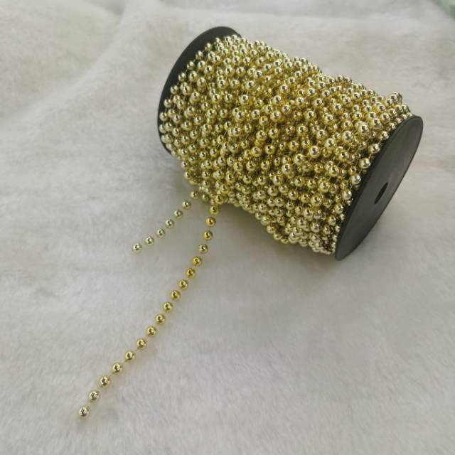 Circular fishing line connected with beads electroplating clothing accessories accessories accessories wedding dress fur accessories Specification drawing