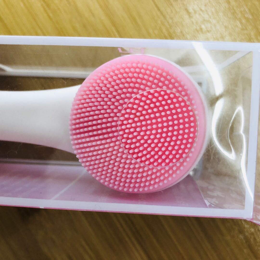 外贸爆款时尚3D立体双头洁面刷洗脸刷轻松卸妆产品图