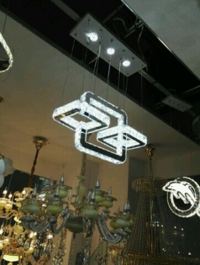 الثريا البلورية المصنوعة من طراز كريستال ذات طراز LED في غرفة نوم في مطعم LED المنزلي، رقم 107 details Picture