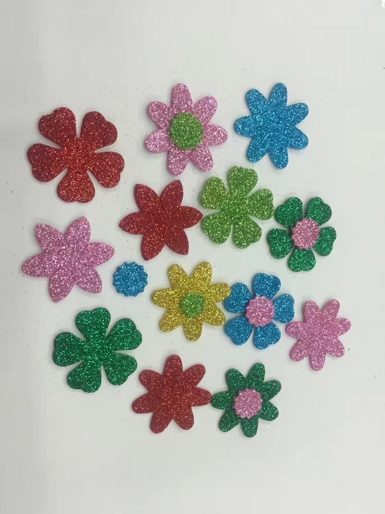 Haiming Toys Educational Toys Educational Toys Handmade Toys Diy Handmade Gold Powder Stickers Flower Paste Paper In A Variety Of Colors Specification drawing
