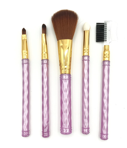 5 Brush Set 4 Colors Optional Soft Bristles With Plastic Handle details Picture