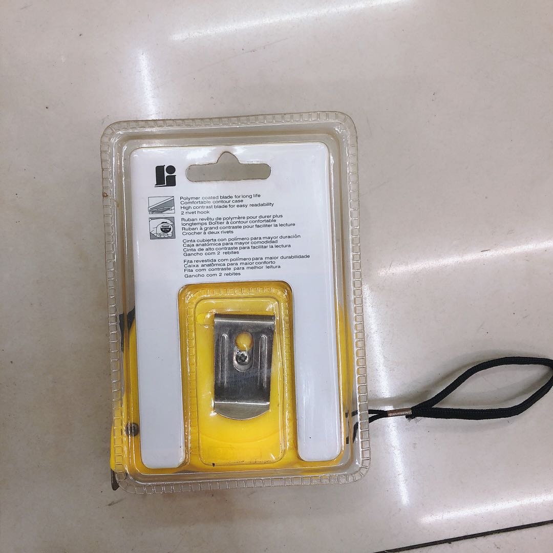 Tape Measure 10 Meters High Precision Wear-Resistant Waterproof Steel Tape Measure Woodworking Meter Box Factory Direct Wholesale Specification drawing