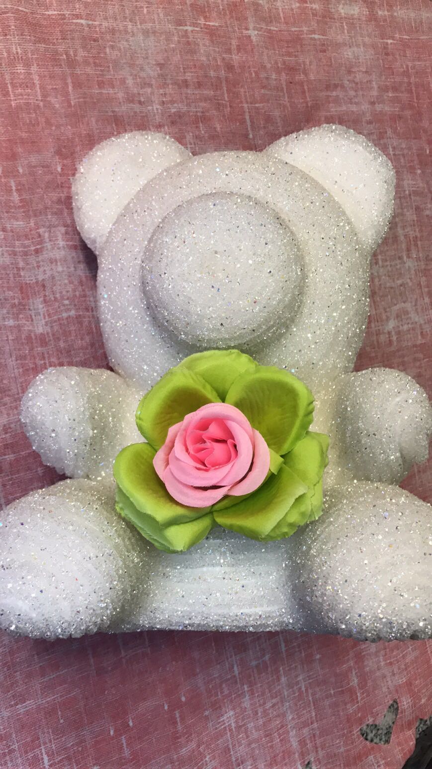玫瑰花熊创意浪漫情人节母亲节生日礼品