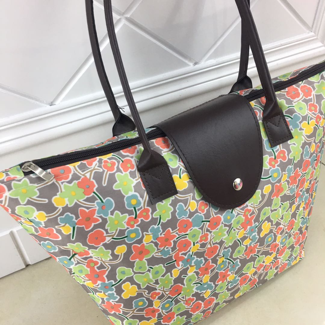 牛津布防水购物袋市袋子买菜袋旅行袋短途行李袋可折叠防水大号。，产品图