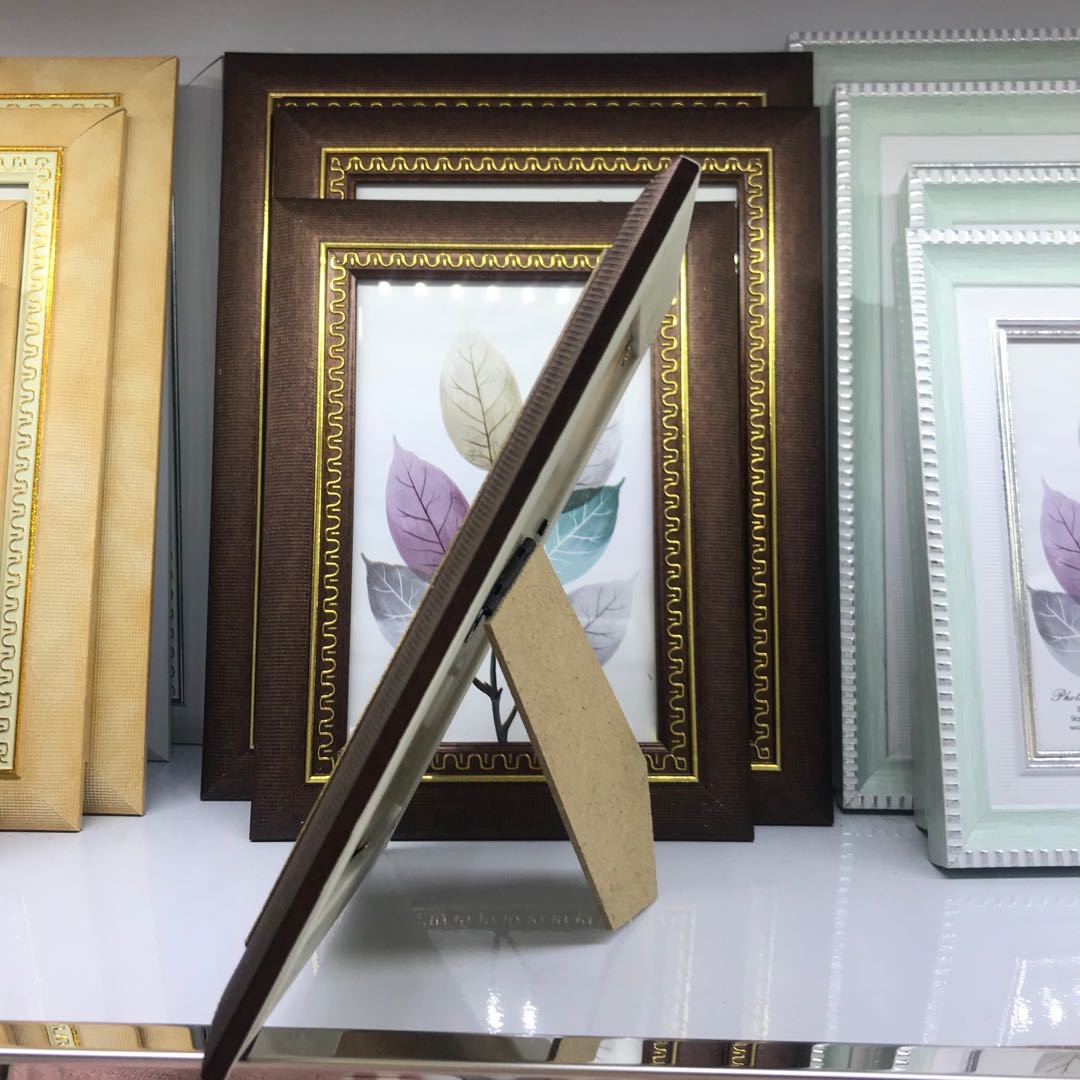 美式定做婚纱画框装裱6七7寸A4挂墙复古冲印洗照片加相框摆台竖横细节图