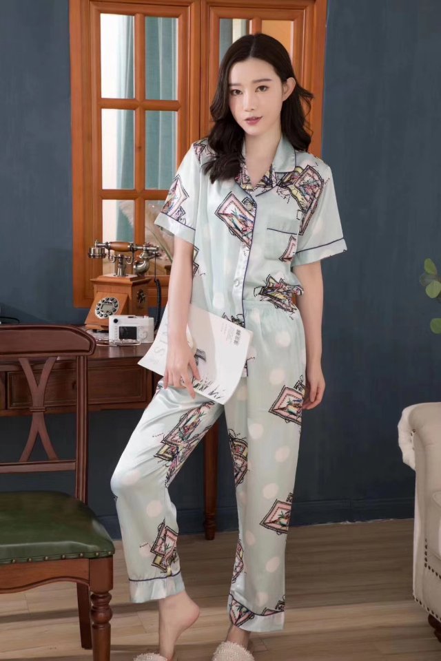 Women's pure cotton thin base layer thermal underwear set, youth sweater, long Johns, women's autumn and winter Specification image