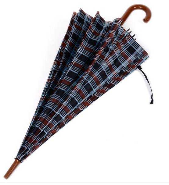 加大商务高尔夫伞户外自动长柄伞格子英伦男士创意晴雨伞批发厂家