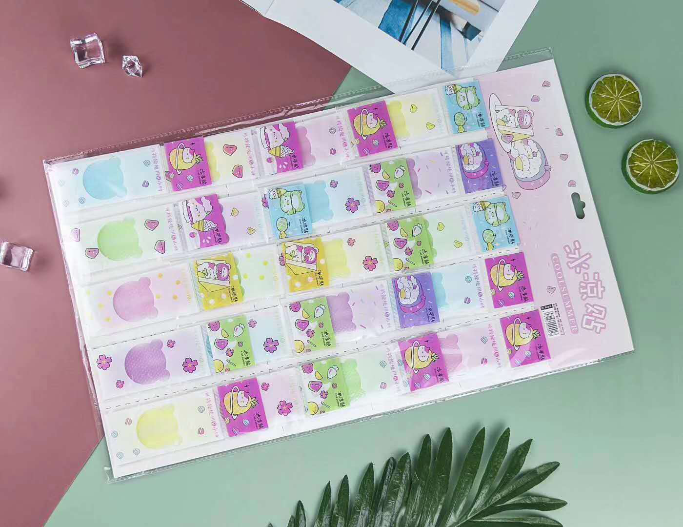 吊板装小巧冰凉贴降温冰贴夏日解暑利器