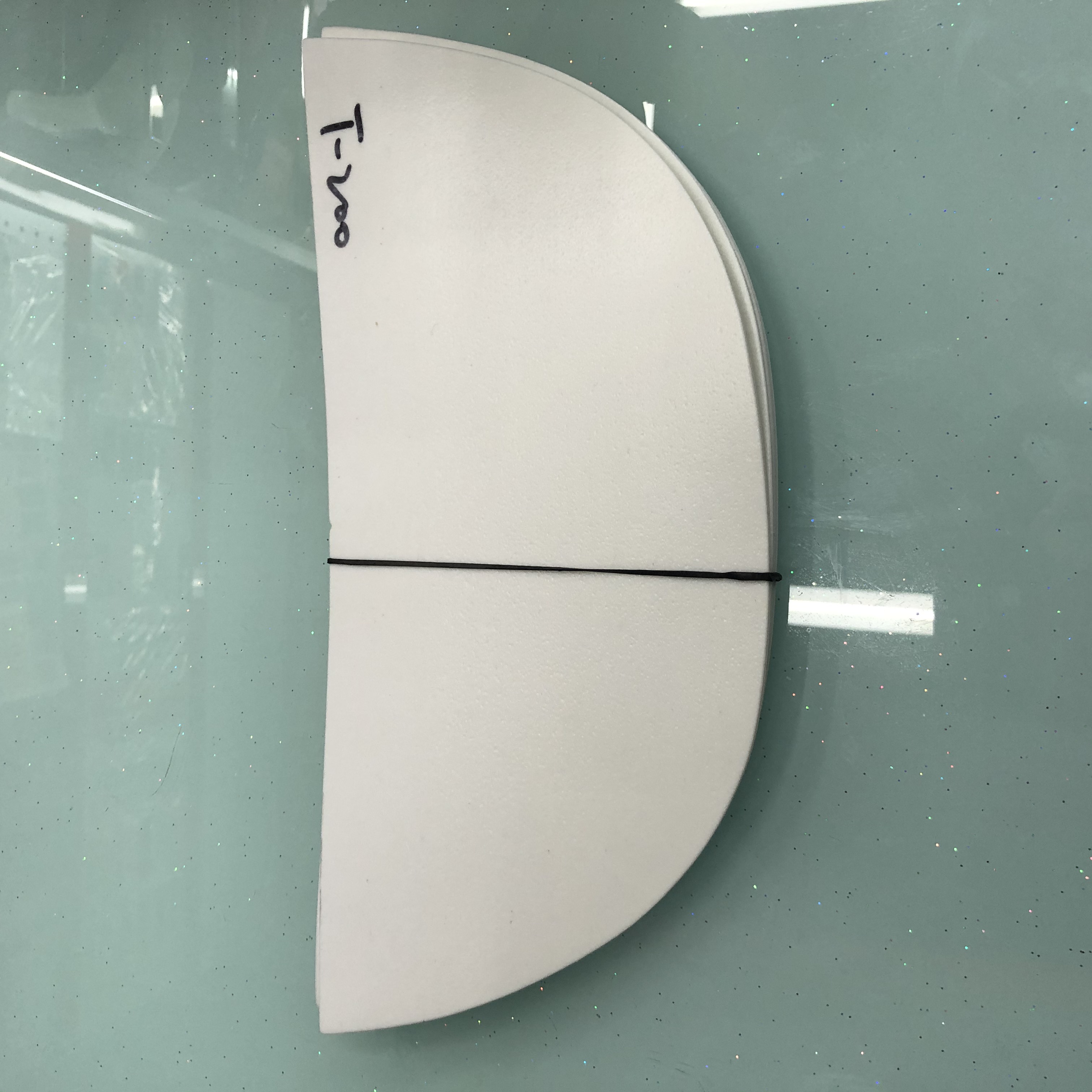 Custom Plastic Plate Black And White Handmade Tongue Clothing Accessories Hat Accessories Specification drawing
