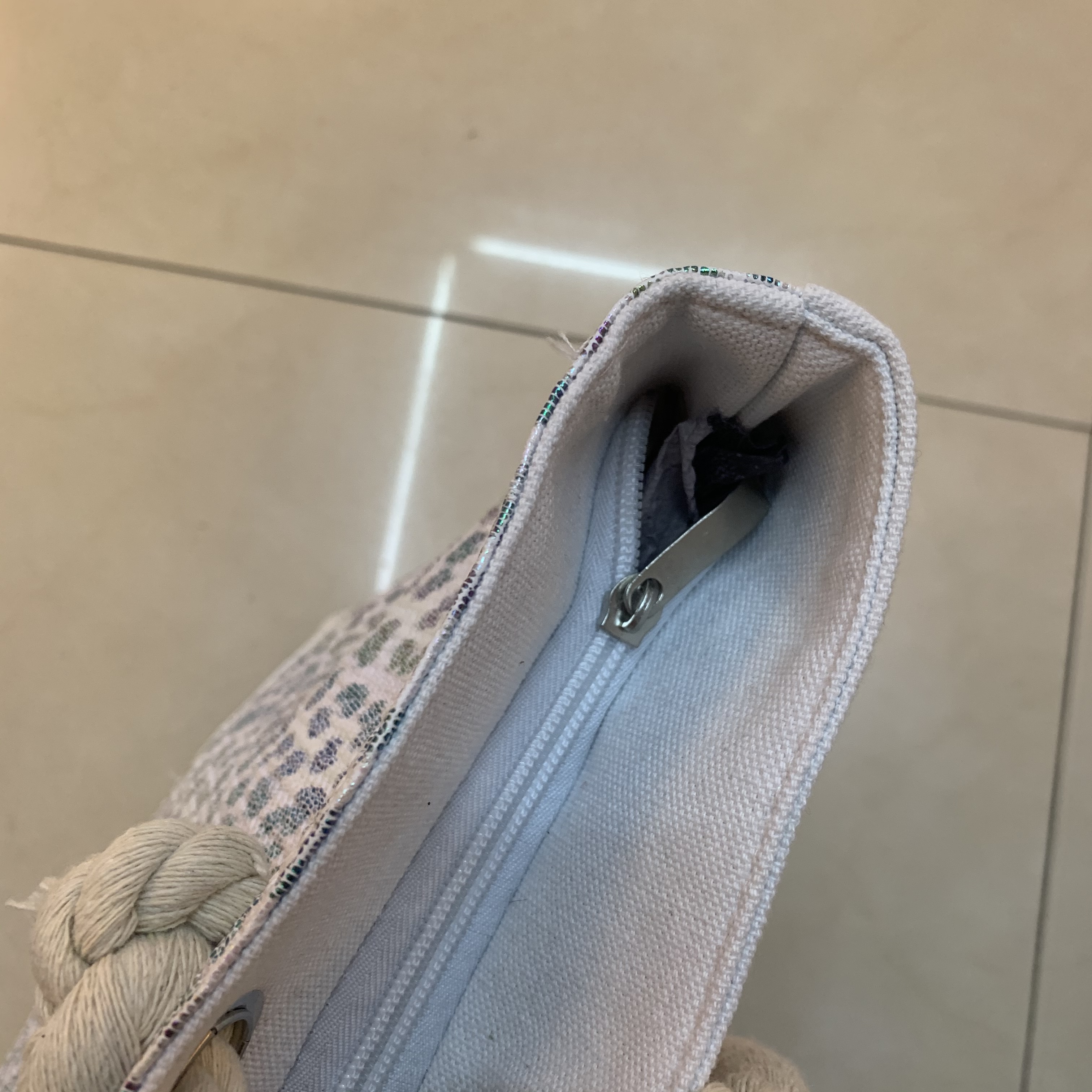 New Sequin Leopard Bag Canvas Bag Beach Bag Youth Bag Going Out Space Mommy Bag Straw Bag Women's Hook Specification drawing
