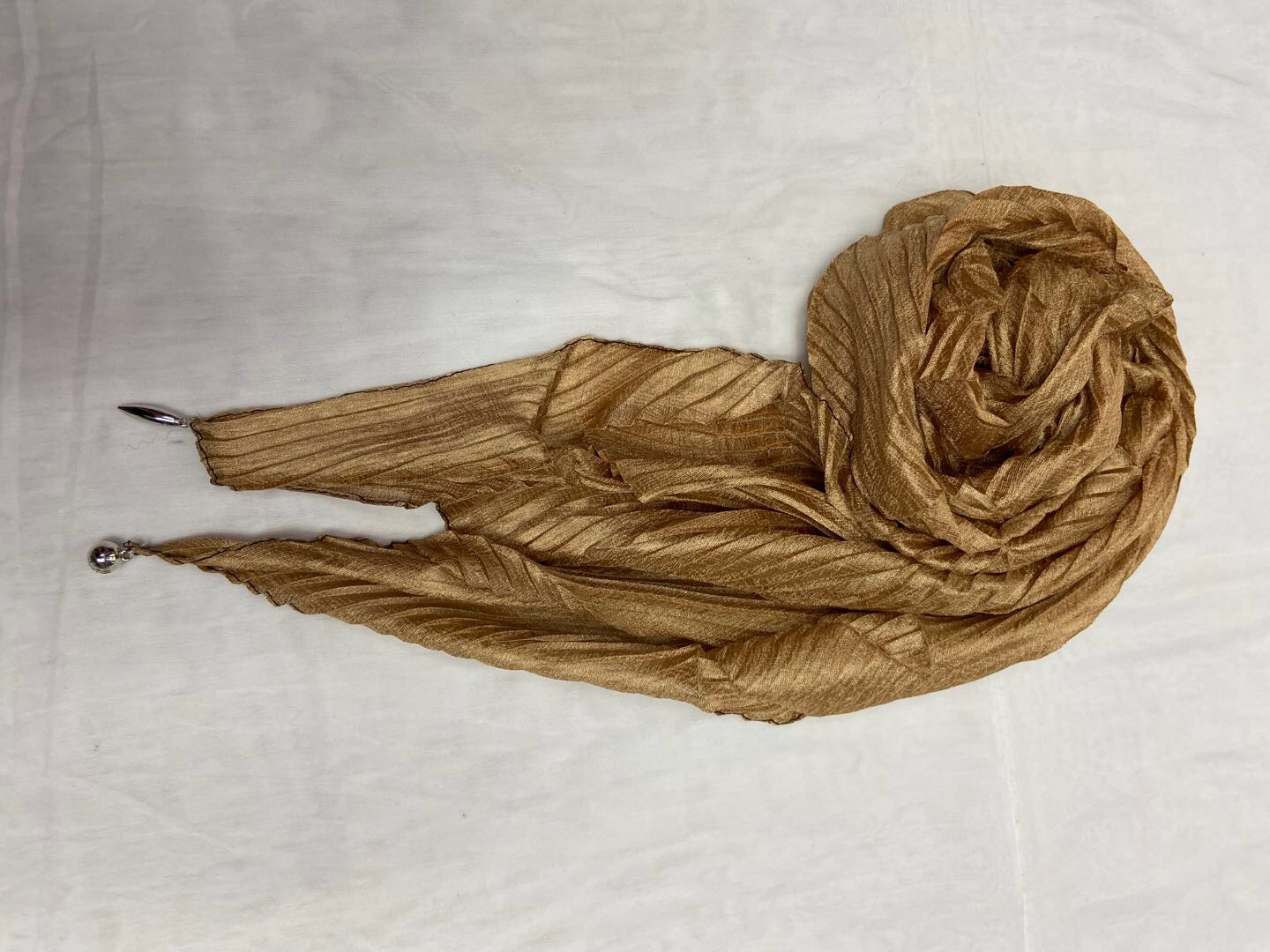 Women's Korean Dongdaemun Dutch Linen Square Scarf With Pendant Scarf
