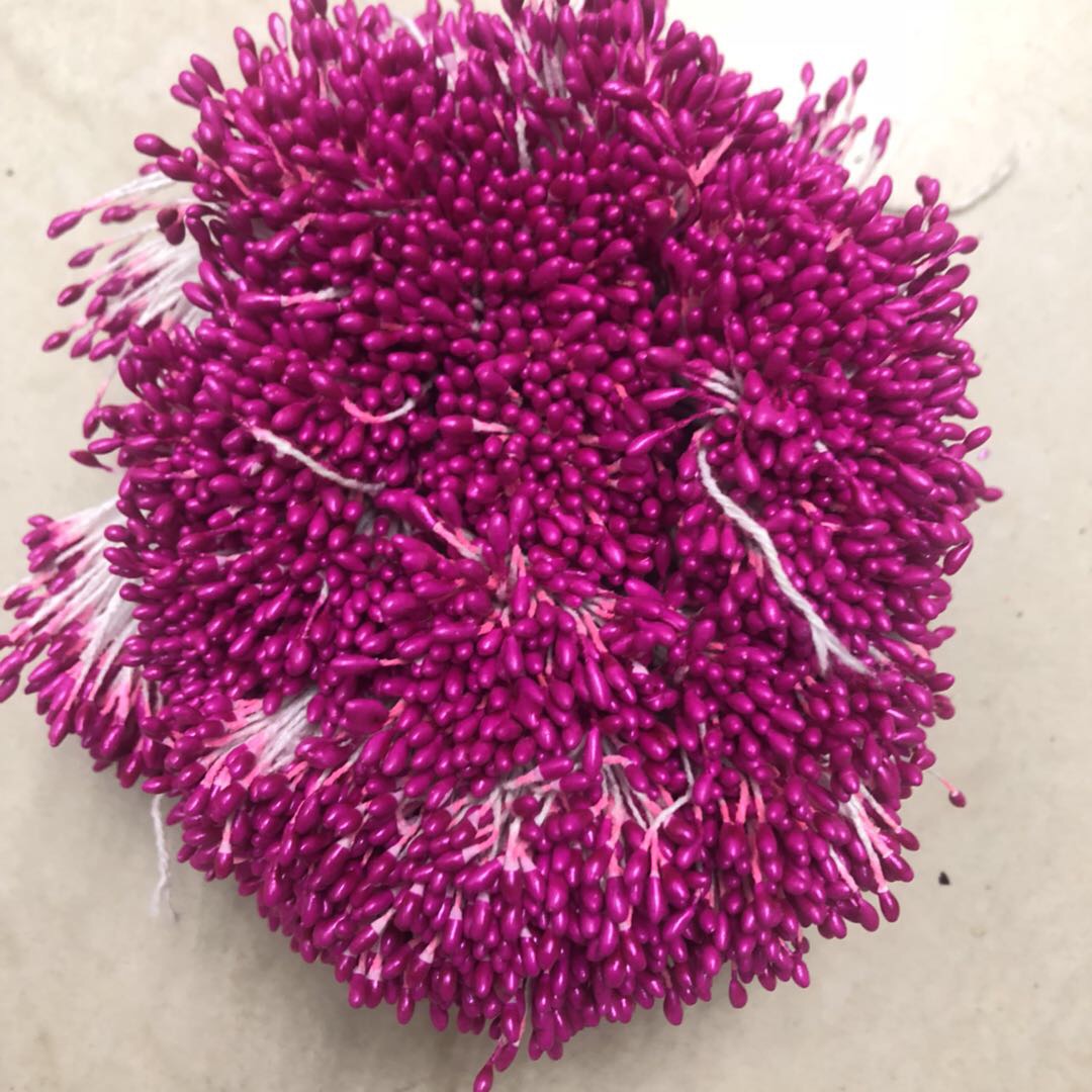 PVC涂塑铁丝PE包塑丝玫红色牡丹花铁丝包塑镀锌丝加工定制包胶铁线