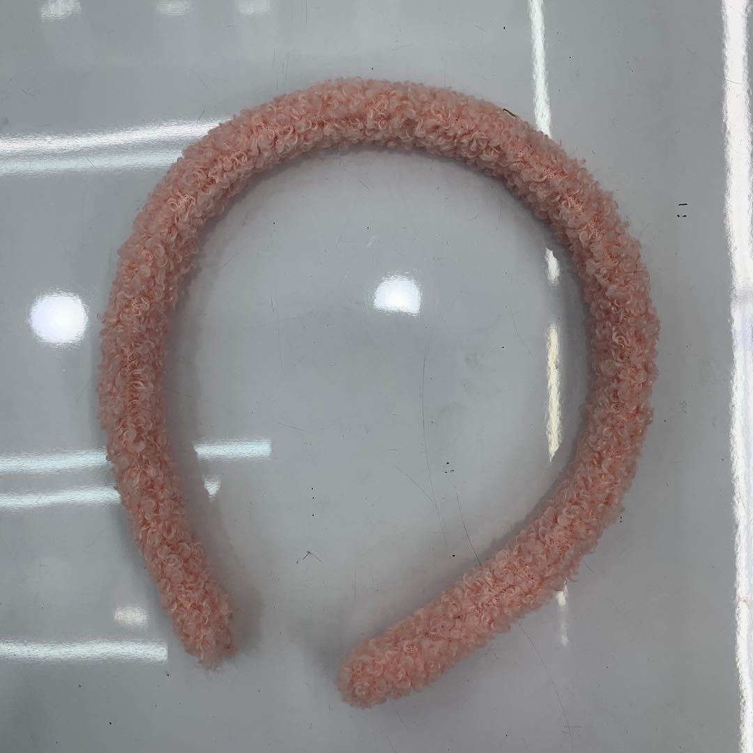 韩版时尚休闲发箍毛毛纯色发圈头饰发夹卓拉饰品99