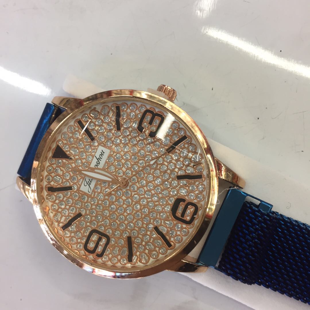 抖音同款星空手表女网红潮流简约防水全自动机械女表学生满天星款石英表女厂家直销产品图