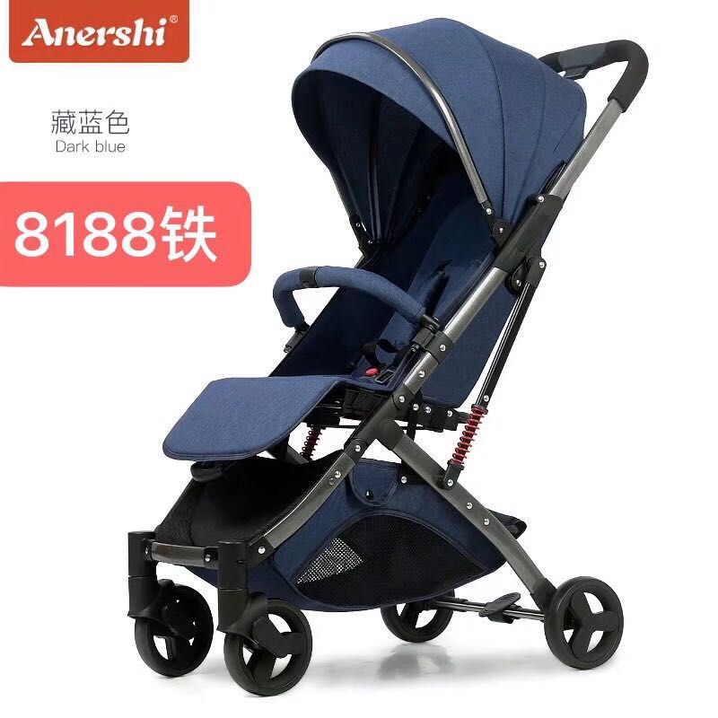 8818 iron frame plegable carro para niños bebé