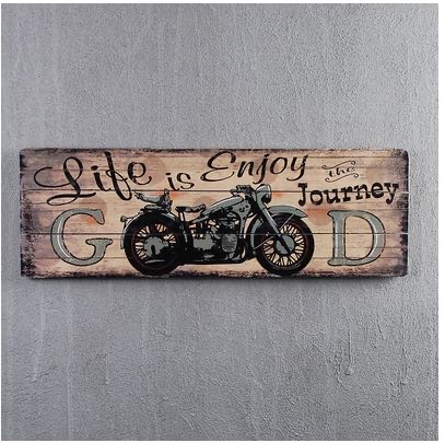 Factory direct sales of retro and creative wooden pendants and paintings details Picture