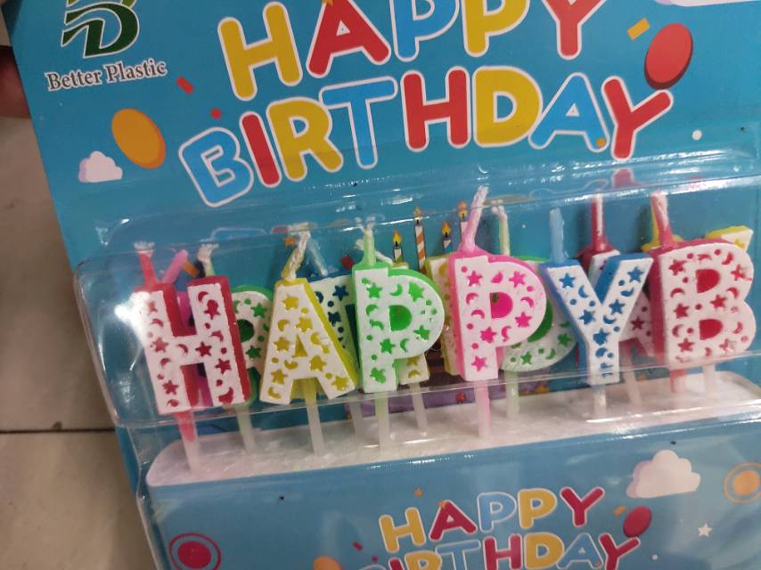 生日蜡烛派对蛋糕用品创意字母无烟浪漫情人节小蜡烛产品图