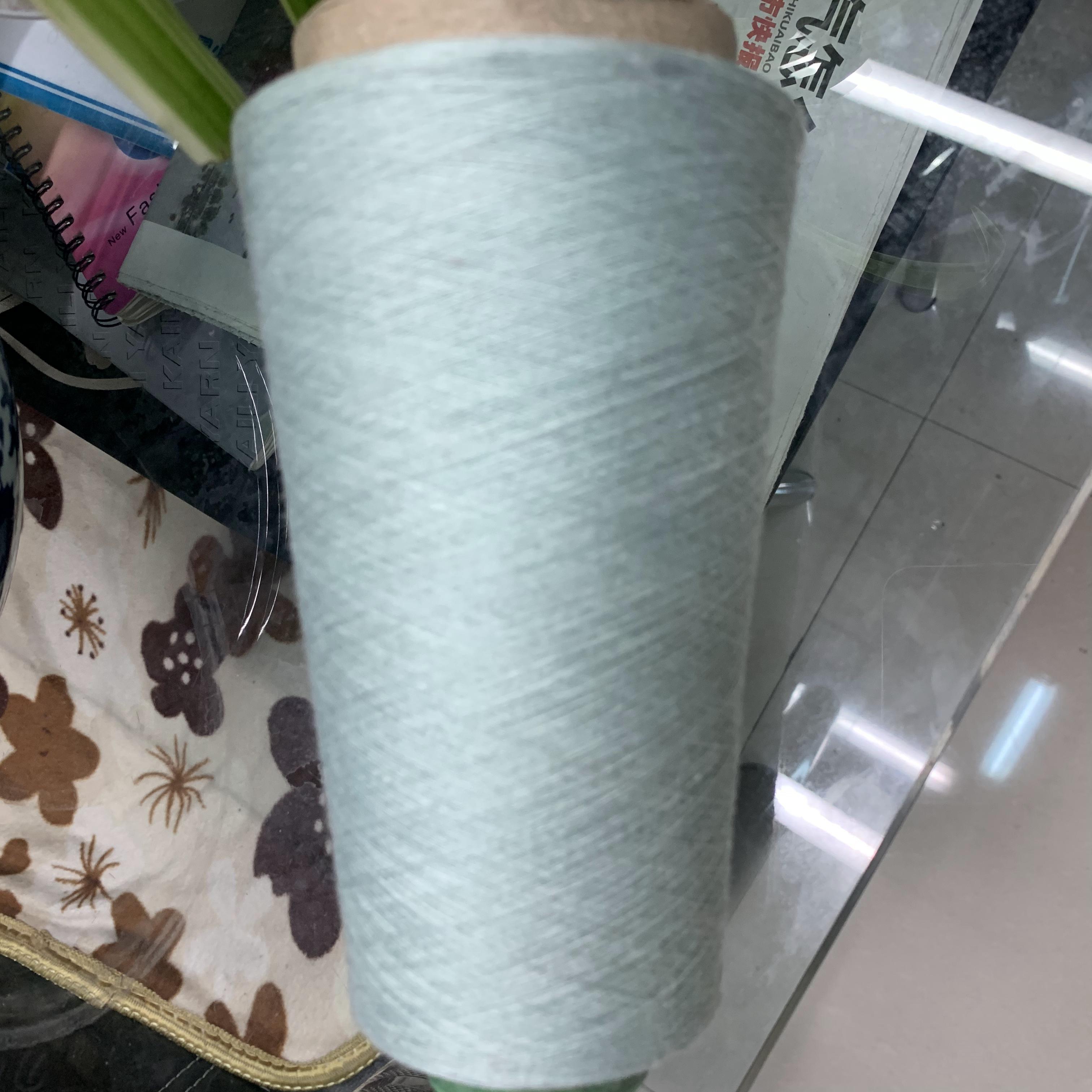 Cotton Yarn Baby Cotton Yarn Pure Cotton Wool All Cotton Hand Woven Blue details Picture
