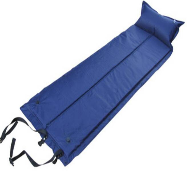 JUNGLE KING单人对折带枕自动气垫防潮垫海绵垫可拼接野营地垫详情图1