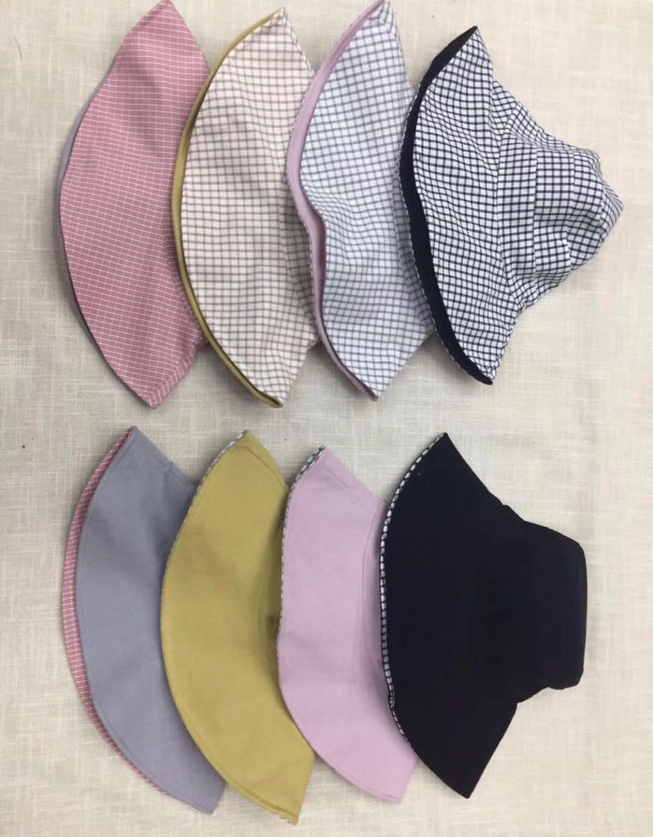 Women's Hat Large Eaves Beach Basin Hat Spring Summer New Shade Cool Sun Hat Thin Solid Color Cotton Fisherman Hat details Picture