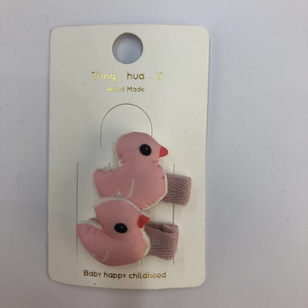 Korean-style fashionable children's hair clips, little girl chick BB clips