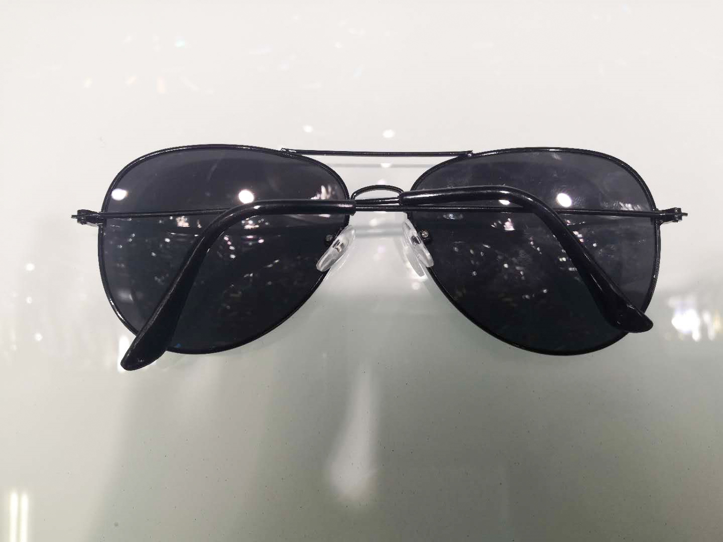 New fashionable large-framed sunglasses, round-framed sunglasses, polarized glasses, Korean version, trendy and trendy, high-end metal 3025 details Picture