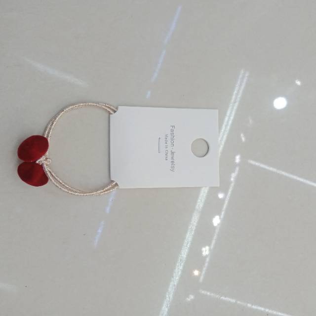 Girls' heart-shaped hair ring headpiece thumbnail