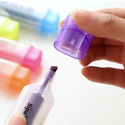 Xin Xin Cultural Office Learning Stationery Writing Tools Fluorescent Pen Fluorescent Marker Pen Thick Head Students With A Small Fresh Candy Color Oblique Head Highlight Color Pen Korean Version Recording Pen Specification drawing