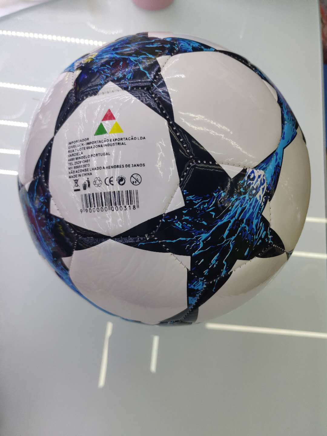 310克PVC材质 五星款3色系列足球
