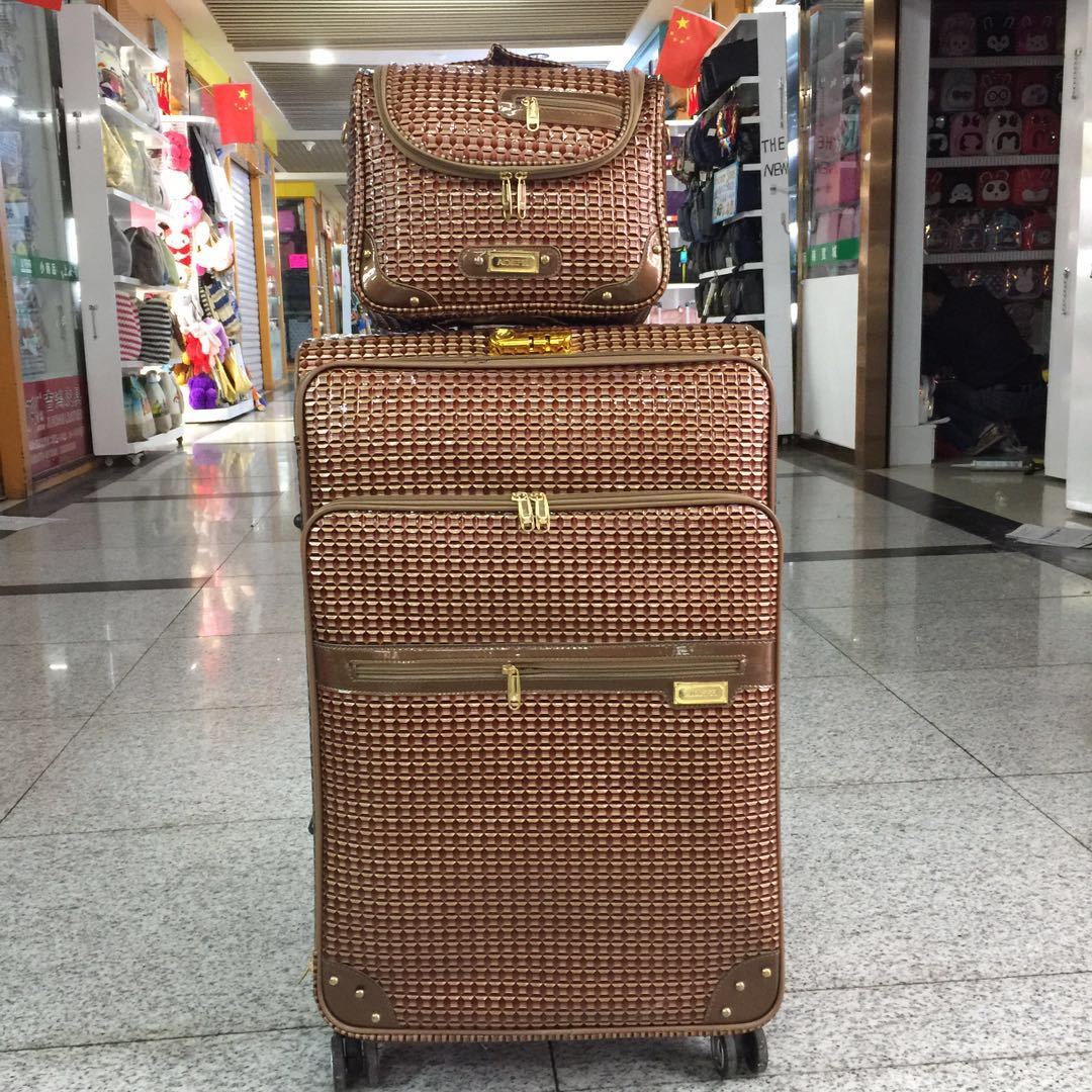 子母套装手提拉杆旅行包拉杆包韩版轻便大容量短途拉杆袋行李包图