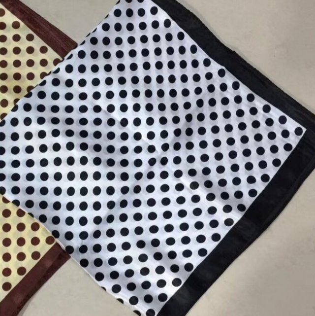 Burst Spot Thin Yarn Silk Scarf Solid Color Gauze Scarf Lady Everything Scarf Woman details Picture