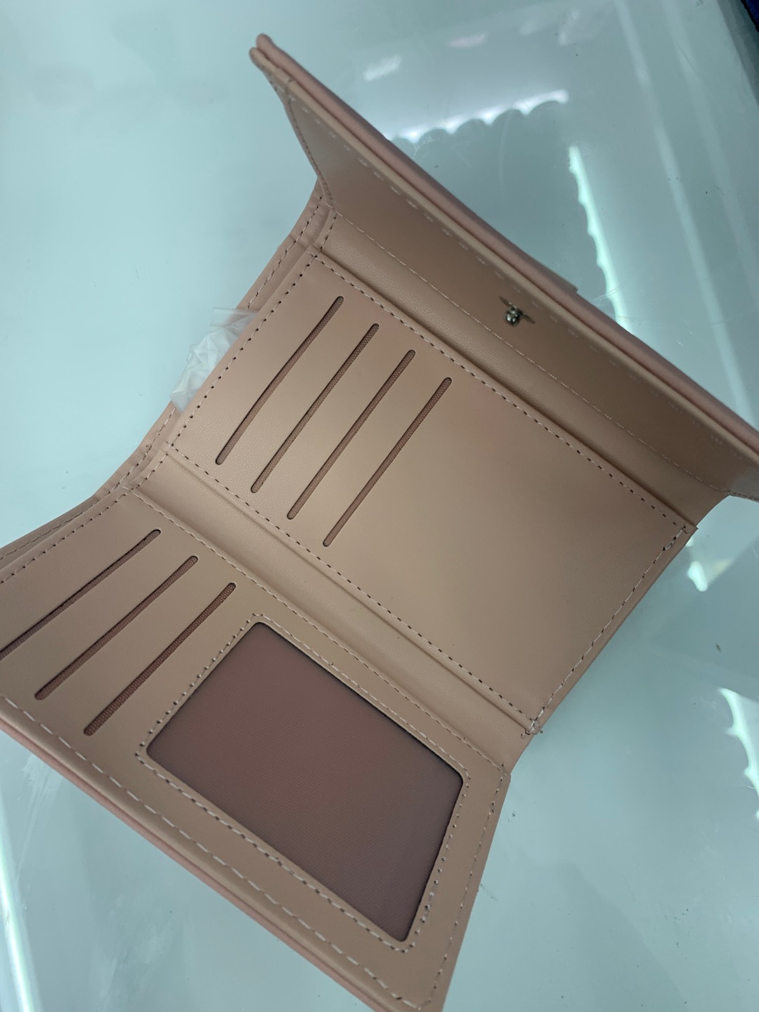 Five inches is more than the 2020 new fashion women's wallet women's long style simple atmosphere Specification drawing