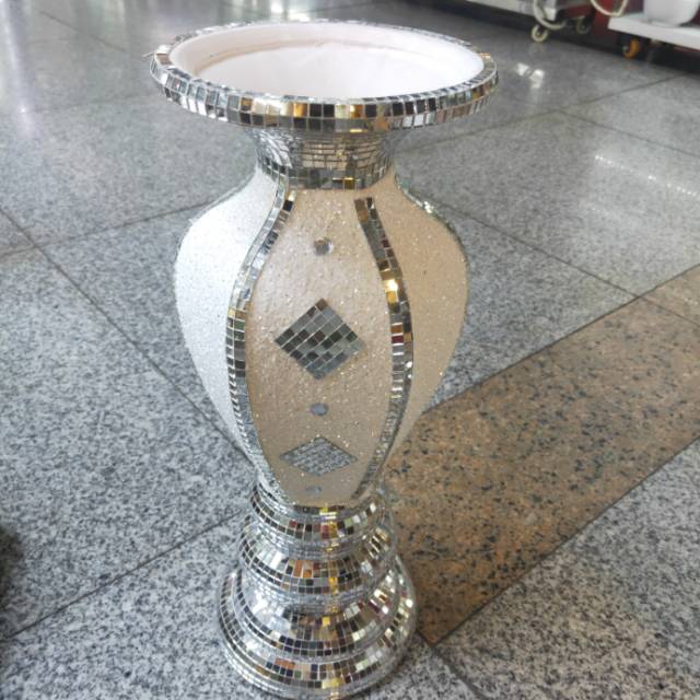 Direct sales of ceramic mirror-finished white glass vases from the manufacturer. Ceramic decorative vases Specification image