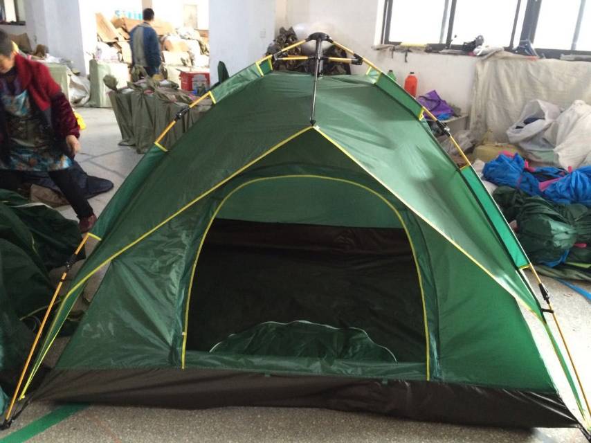 双层自动帐篷自动帐篷两人四人全自动双层产品图