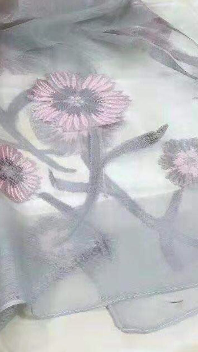 女士郁金香款围巾细节图