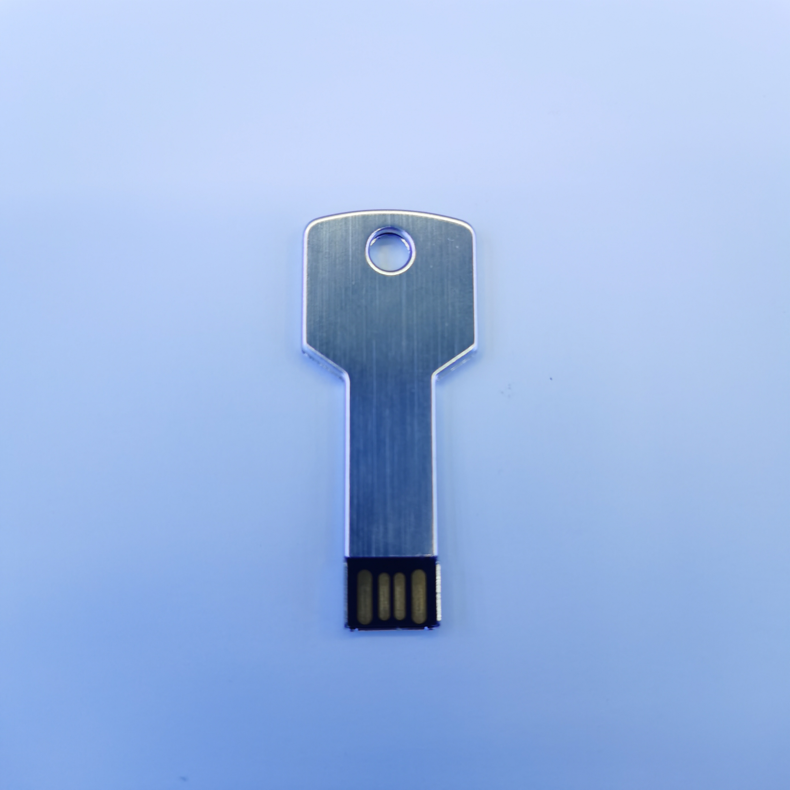 Usb flash drive, metal key, high-speed mobile disk, creative business, noble silver Specification image