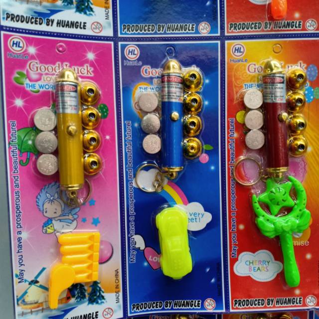 五头口哨激光灯 激光灯配哨子图