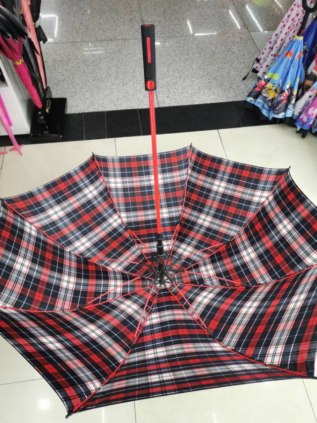 29 "golf teñido paraguas plaid details Picture