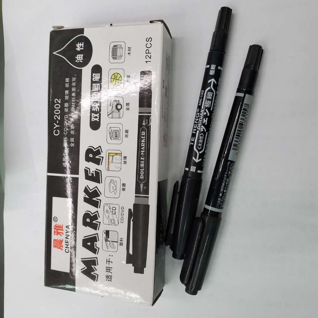 记号笔/鱼牌700/书写工具记号笔/白板笔可擦/黑色记号笔细节图