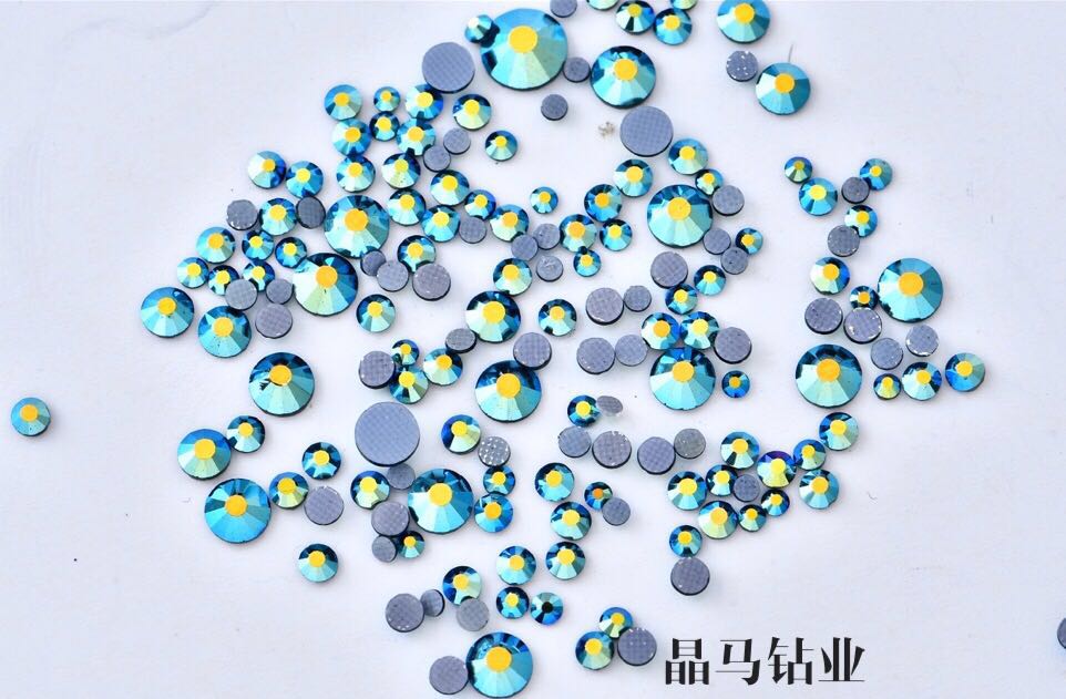 幻彩蓝SS20仿奥钻精品钻美甲钻DIY钻烫钻厂家直销
