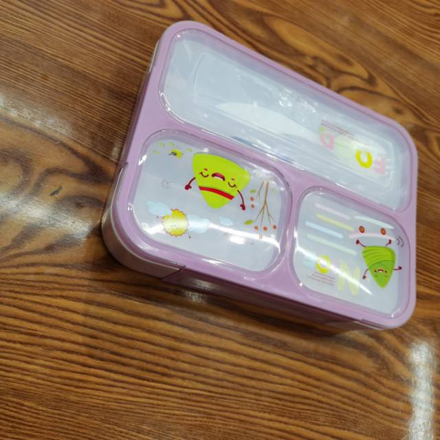 学生用饭盒上班族分格食堂学生分格型便当餐盒细节图